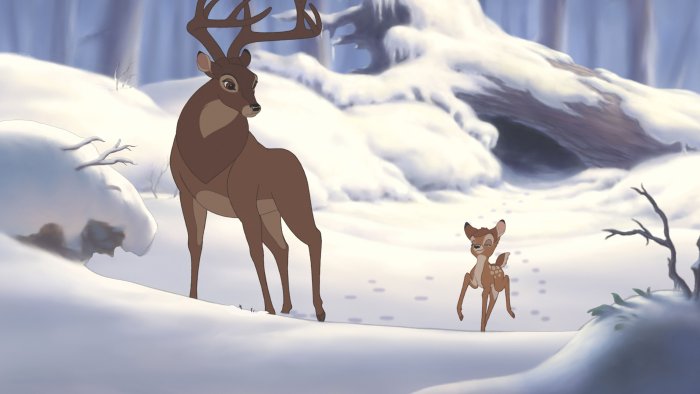 Bambi med sin far